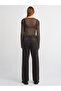 71406 Tint Wash Baggy Denim Trousers-black - 2