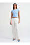 30899 Top-Blue with Gathered Side Detail - 4