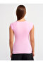 30811 Crew Neck T-Shirt-Pink - 2