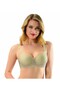 Patternless Underwire Covered Thick Strap Unsupported Bra 3687 - 5