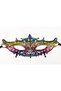 Colorful Lace Cut Lace Embroidered Prom Party Mask Rainbow - 2
