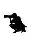 Photographer Auto Special New Sticker Black 30 X 27 cm