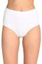 Women's High Waist Bato Thick Rubber Panties White - 3