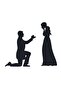 Love Marriage Proposal Auto Custom New Good Quality Quality Sticker 14*12 cm