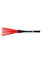 Vicfirth Bjr Drum Sticks Brush(Dual) Jazz Rake (Plastic), Diameter: 0.605" - 4
