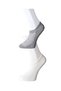 Gray and White Men's Invisible Socks 12 pairs - 3