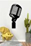 Mülsüm Gürses Microphone Music Wall Custom New Sticker Paste (Without Water and Humidity) - 2
