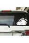 There Is a Baby Designed Car Window Domestic Production A+ Quality White 20*13 cm Durable