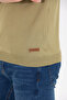 Men's Khaki Crew Neck Knitwear Sweater 50264624 -Vr027 - 7