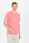 Men's Salmon Basic Crew Neck T-Shirt 50264918-Vr047 - 4