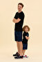 Men's Black Basic Crew Neck T-Shirt 50264918 -Vr046