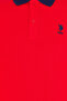 Men's Red Polo Neck T-Shirt 50264895-Vr030 - 6