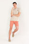 Men's Stone Basic Polo Neck T-Shirt 50264906 -Vr049