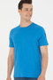Men's Cobalt Blue Basic Crew Neck T-Shirt 50264916 -Vr045 - 3