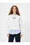 Oversized Embroidered Sweatshirt - 3