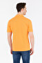Men's Orange Polo Neck T-Shirt 50264947 -Vr051 - 5