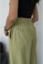 Oil Green Noemi Rope Lace-Up Trousers - 4
