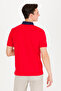 Men's Red Polo Neck T-Shirt 50264895-Vr030 - 5