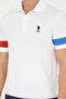 Men's White Polo Neck T-Shirt 50264983 -Vr013 - 6