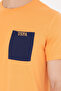 Men's Orange Crew Neck T-Shirt 50264969 -Vr051 - 7