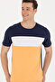 Men's Orange Crew Neck T-Shirt 50264953-Vr051 - 3