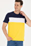Men's Dark Yellow Crew Neck T-Shirt 50264953-Vr094 - 3