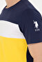 Men's Dark Yellow Crew Neck T-Shirt 50264953-Vr094 - 7