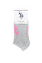 Women's Gray Melange 2-Piece Socks 50265736-Vr086 - 4