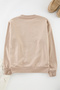 Beige Oversize/Wide Cut Long Sleeve Animal Embroidered Sweatshirt Tmnaw24Sw00164 - 6