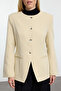Stone Cycling Round Neck Woven Blazer Jacket Twoaw25Bc00009 - 5