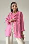 Women's Off-Shoulder Oversize Shirt - 4