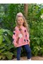 100% Cotton Fabric Premium Quality Girls' Tights Set with Rainbow and Cloud Embroidery Details
