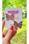 Powder Mix Glitter Baby Butterfly Buckle 2-Pack