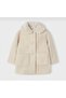Girl's Fur Collar Towel Coat - 3