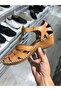 Closed Front Padded Leather Sandals - Casso Handmade - 2