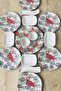 Keramika 15 Piece Flamingo Breakfast Set for 6 People - 4