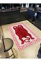 Pearl Collection Red Ethnic Tiger Pattern Woven Base Vintage Decorative Carpet Inci09