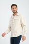 Winter Comfortable Fit Textured Lumberjack Stamp Shirt Jacket Comfortable Fit - 5