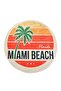 Miamı Beach Diameter 140 cm Bathroom Rug - 2