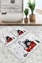 Dogs Shower Bath Mat Set of 3