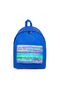 Unisex Blue Pattern Evil Eye Backpack