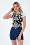 Printed Crop Women's T-shirt - 4