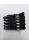 C-32203 Bat Hair Clip Black 5 Pieces - 2