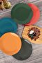 26 Cm Rainbow Aegean Serving Plate - 6 Pieces - 2