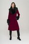 Medium Length Coat with Removable Collar and Sleeves and Button Closure FES 3905 - 4