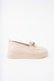 Lydia Guaranteed Women's Loafer Oval Toe Thick Sole Buckle Casual Moccasin Shoes - 7