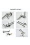 Kitchen Stovetop Faucet Pot, New Model, Imported, Matte Chrome Nickel, 7-Year Warranty. - 8