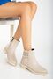 Women's Thermo Flat Sole Boots with Two Buckles - 2