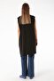 Black Plus Size Sleeveless Basic T-shirt Tunic - 4