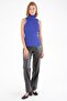 Cobalt Blue Slim Knitwear Tank Top - 2
